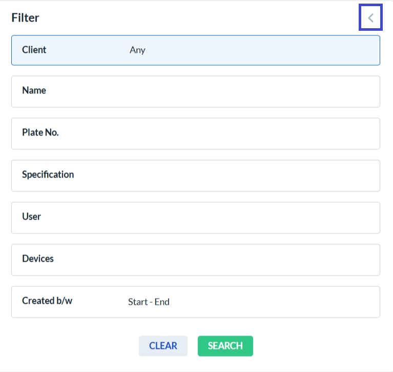 Tracking Device List
